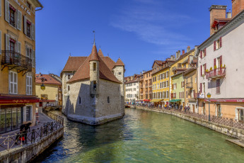 обоя annecy, france, города, - улицы,  площади,  набережные