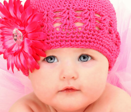 Картинка разное дети ребенок лицо шапка цветок