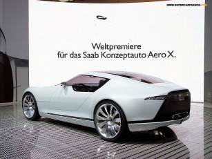 Картинка saab aero автомобили выставки уличные фото