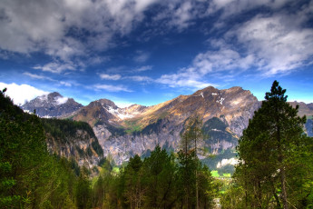 Картинка бернские альпы природа горы швейцария