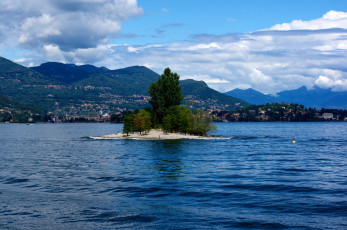 Картинка скала malghera природа реки озера италия