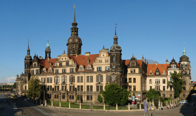 Обои картинки фото dresden, castle, germany, города, дрезден, германия, узор, текстура, замок