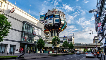 Картинка города -+улицы +площади +набережные город европа архитектура башня берлин германия bierpinsel