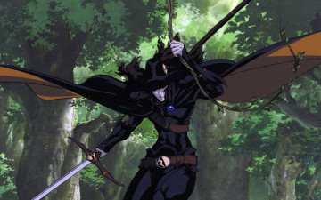 Картинка аниме di ди охотник меч лес лиана