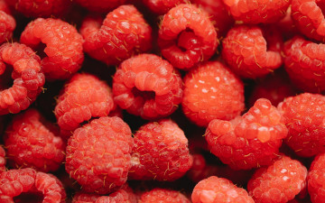 Картинка еда малина ягоды спелая