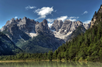 Картинка италия трентино природа горы луг