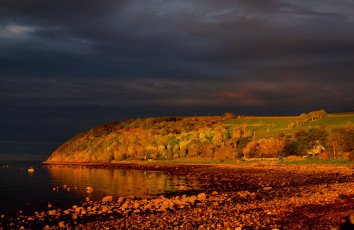 обоя cromarty, scotland, природа, побережье, утро, firth, кромарти, шотландия, пролив