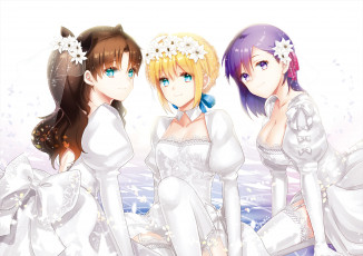 Картинка аниме fate stay+night невесты