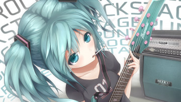 Картинка аниме vocaloid hatsune miku