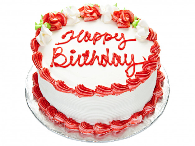 Обои картинки фото еда, торты, торт, поздравление, день, рождения