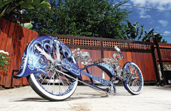 Картинка техника велосипеды customs кастомизированный тюнингованый мотоцикл крутой байк железный конь который даёт свободу ветер в лицо и волосы по ветру