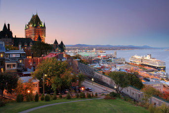 Картинка quebec canada города улицы площади набережные дома море побережье