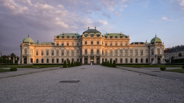 обоя belvedere  vienna, города, вена , австрия, дворец