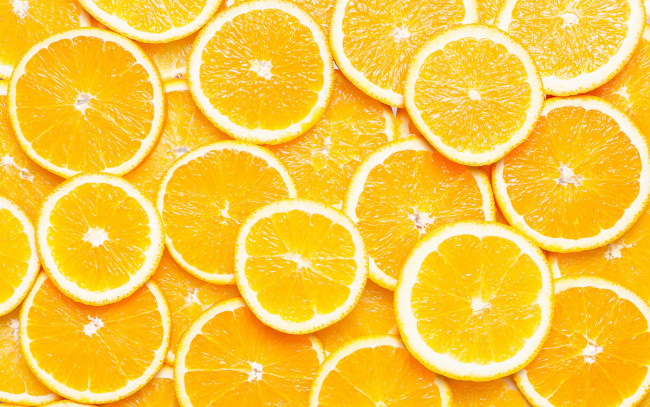 Обои картинки фото еда, цитрусы, текстура, дольки, апельсины, макро
