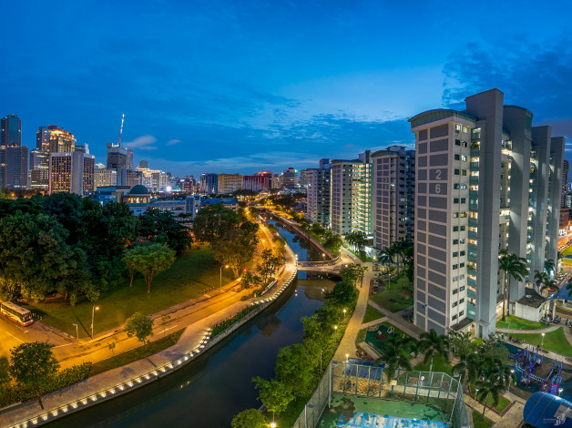 Обои картинки фото rochor river, города, сингапур , сингапур, город, река