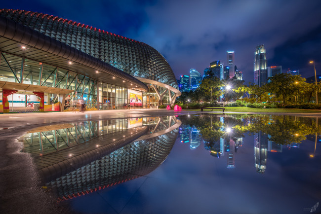 Обои картинки фото города, сингапур , сингапур, панорам