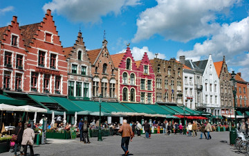 Картинка города брюгге+ бельгия ярмарка