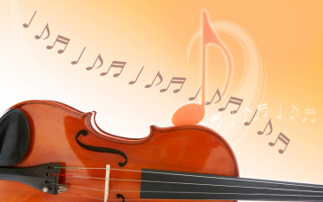 Картинка музыка -другое ноты скрипка