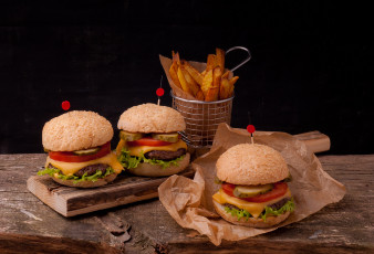 Картинка еда бутерброды +гамбургеры +канапе