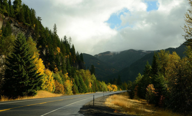 Обои картинки фото природа, дороги, горы, шоссе