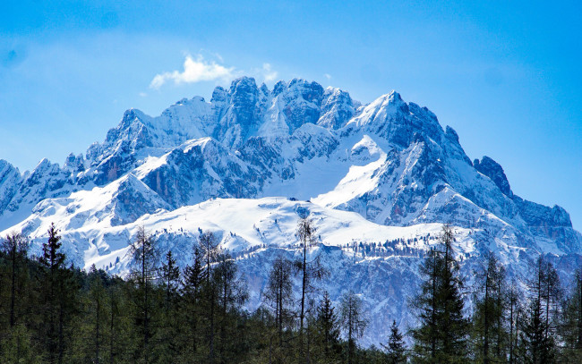 Обои картинки фото природа, горы, вершины, снег