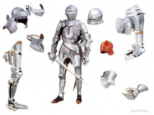 Картинка набор английского рыцаря оружие холодное