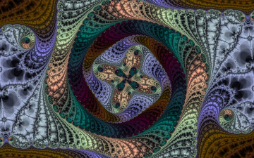 Картинка 3д графика fractal фракталы фон узор цвета