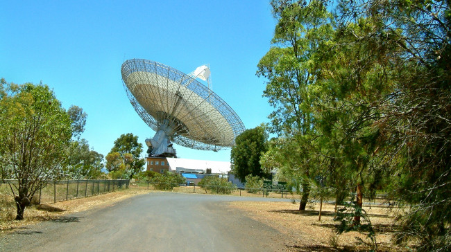 Обои картинки фото `the, dish`, radiotelescope, at, parkes, космос, разное, другое, обсерватория, австралия, радиотелескоп