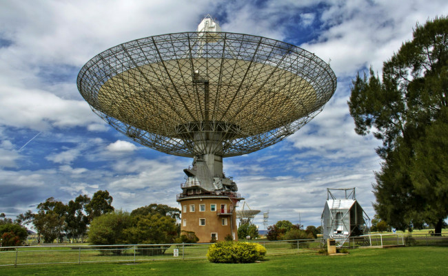 Обои картинки фото `the, dish`, radiotelescope, at, parkes, космос, разное, другое, радиотелескоп, австралия, обсерватория