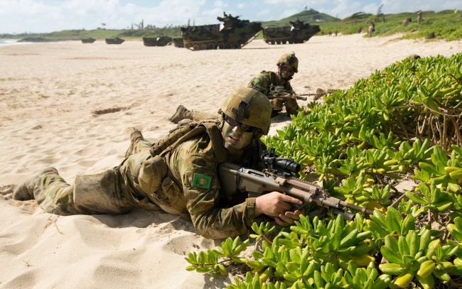 Обои картинки фото оружие, армия, спецназ, солдат, australian, army