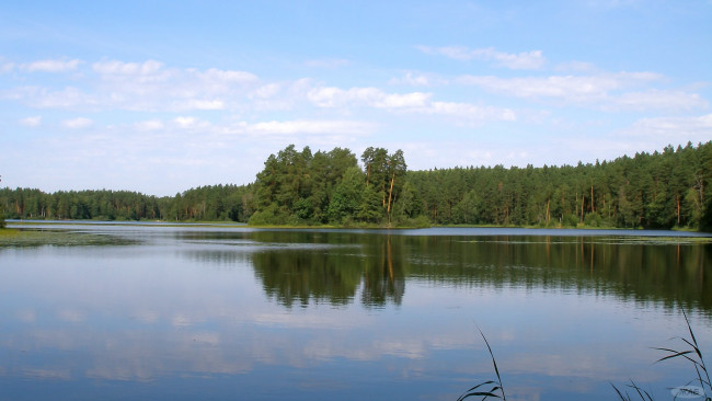 Обои картинки фото Чарское, озеро, природа, реки, озера, лес, небо, вода