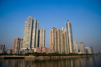 Картинка города панорамы гуанчжоу китай guangzhou china