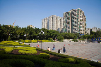 Картинка города улицы площади набережные китай гуанчжоу