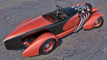 обоя автомобили, 3д, sj, speedster, custom, duesenberg, 1933г