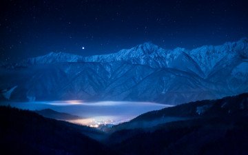 Картинка природа горы сириус звезда пейзаж звезды небо