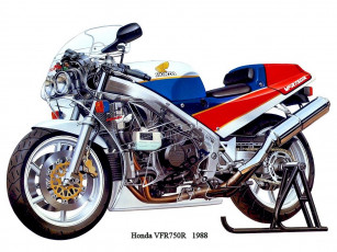 Картинка honda vfr 750r мотоциклы
