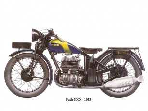 Картинка puch 500 мотоциклы рисованные
