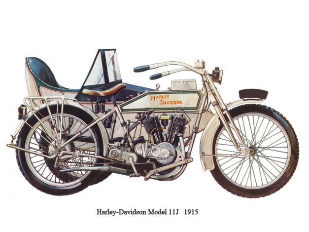 Обои картинки фото hd, 1915, мотоциклы, рисованные
