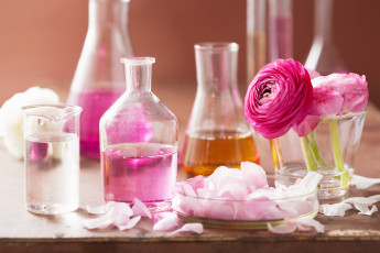 Картинка разное косметические+средства +духи розы натюрморт лепестки розовые цветы spa