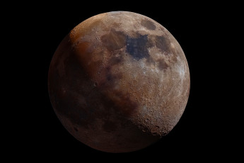 Картинка космос луна спутник контуры moon