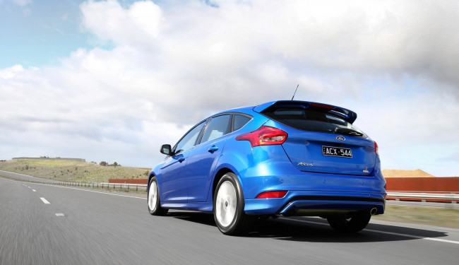 Обои картинки фото автомобили, ford, focus, s, au-spec, 2015г, синий