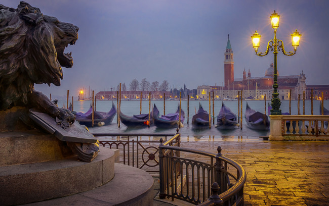 Обои картинки фото venice, города, венеция , италия, канал, гондолы