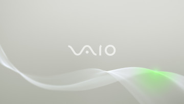 обоя компьютеры, vaio, логотип, фон