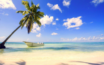 Картинка корабли лодки +шлюпки лодка пляж море тропики