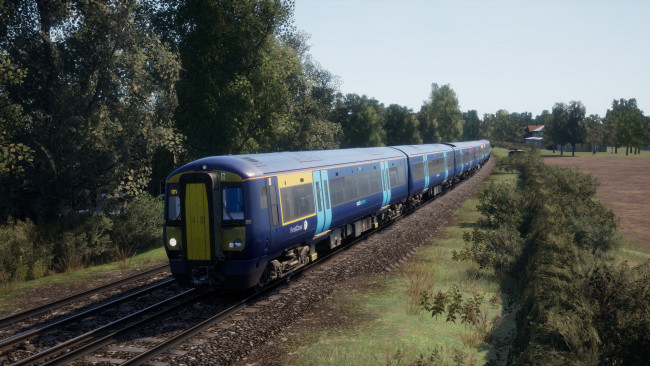 Обои картинки фото видео игры, train sim world 2, поезда, железная, дорога, деревья, поле
