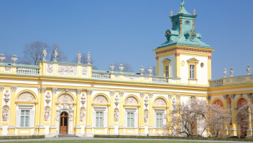 обоя wilanow palace, города, варшава , польша, wilanow, palace