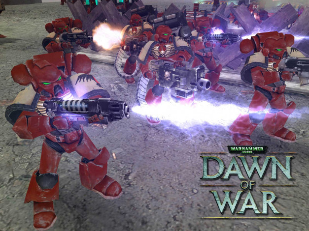 Обои картинки фото warhammer, 40, 000, dawn, of, war, видео, игры