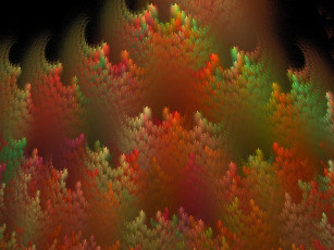 Картинка 3д графика fractal фракталы узор