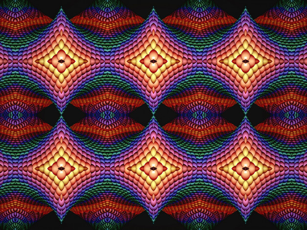 Обои картинки фото 3д, графика, fractal, фракталы, цвета, абстракция