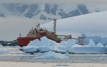 Картинка корабли ледоколы зима море ледокол